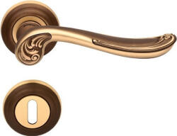 Lartech-Maestro Mandelli Lord Körrozettás Ajtókilincs Antik Súrolt Felület Csak Kilincs Felső Rozetta (Maestro) (30-600093-50-K)