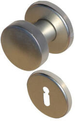 Gomboss/perfekto ALU 410 ablak alu ezüst Lengőajtó gomb (60-000060-80)