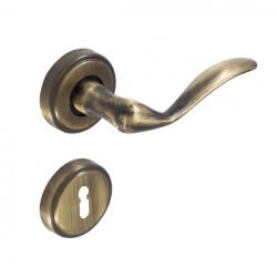 Gomboss/perfekto Molli Körrozettás Antik Súrolt Felület Csak Kilincs Felső Rozettán (30-601259-50-K)