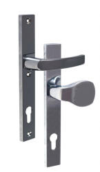 Gomboss/perfekto Hero Szögletes Biztonsági Fényes Króm Hengeres Gomb/Kilincs 92 PZ (20-Z00041-42)