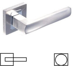 PERFEKTO Maffia Négyzetrozettás Szatén Króm Felület PZ Gomb/Kilincs (25-600178-52-GK)