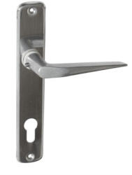 Gomboss/Perfekto Alu 410 Pajzsos Ajtókilincs F1 Ezüst 90 mm PZ (60-000060-12)