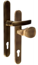 Gomboss/perfekto Hero Ovál Biztonsági Antik Súrolt Felület 90 mm PZ Gomb/Kilincs (30-Z00097-12-GK)