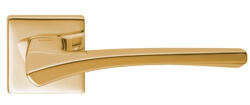 Lartech-Maestro Mandelli Astrid Négyzetrozettás Ajtókilincs Szatén Súrolt Réz Csak Kilincs Felső Rozetta (Maestro) (15-600086-50-K)