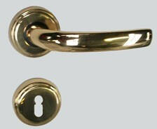 Gomboss/Perfekto Márton Körrozettás Réz Csak Kilincs Felső Rozettán (10-601261-50-K)