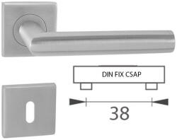 Gomboss/Perfekto Tímea Din Fix Csapos Négyzetrozettás Rozsdamentes Inox WC (70-600232-58)