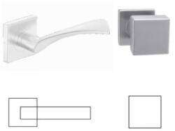 Gomboss/Perfekto Galaxy Din Fix Négyzetrozettás WC Asszimetrikus Gomb/Kilincs (70-600225-58-GE)