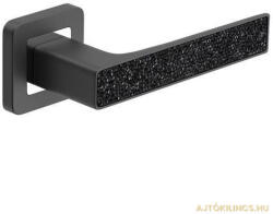 METAL-BUD Glamour Négyzetrozettás Antracit/Grafit Szürke Fekete Kristály betéttel WC (49-601128-58)