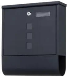 Gomboss/Perfekto Postaláda Start Design Fekete Újságtartóval (50-P00013-64)