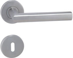 Perfekto Tímea körrozettás - Műanyag alaplappal rozsdamentes Inox WC (70-12M073-58)