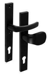 Perfekto Hero Szögletes Biztonsági Fekete 90 mm PZ Gomb/Kilincs (50-Z00130-12-GK)