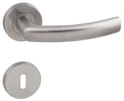 Gomboss/Perfekto Gina Din Fix Csapos Körrozettás Rozsdamentes Inox Csak Kilincs Felső Rozettán (70-600227-50-K)