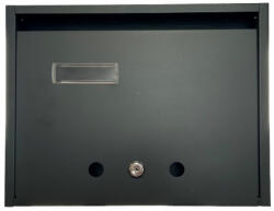 Gomboss/Perfekto Lépcsőházi Postaláda (Florida) 350mm X 270mm X 60mm Felfele Nyíló Névjegy Antracit (65-P20021-64)