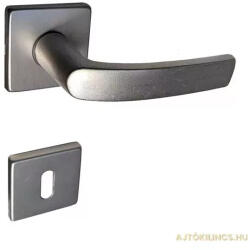 Gomboss Modern Négyzetrozettás rugós kilincs F1 ALU EZÜST BB (61-5050050-51)