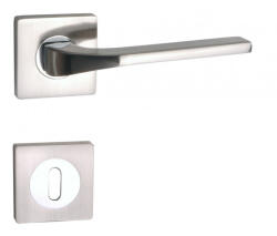 MANITAL Carmen Basic Négyzetrozettás Szatén Króm Felület Csak Kilincs Felső Rozettán (Maestro) (25-601061-50-K)