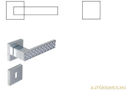 Gomboss/Perfekto Chess "G13" Fényes Króm PZ Gomb/Kilincs (20-601252-52-GK)