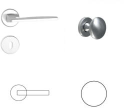 Forme Modena Körrozettás (Light) Szatén Króm Felület PZ Gomb/Kilincs (25-600242-52-GK)