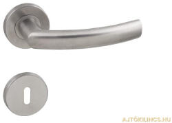 Gomboss/Perfekto Gina Körrozettás (Fém Alaplappal) Rozsdamentes Inox WC (Kifutó) (70-000072-58)