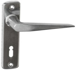 Gomboss/Perfekto Alu 410 Pajzsos Ajtókilincs F1 Ezüst 55 mm BB (60-000060-20)