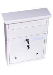 Gomboss/Perfekto Postaláda Klasszik Sima Fehér Kétoldali Bedobónyílással (65-P00030-64)