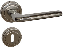 Gomboss/perfekto Lindo KIFUTO Körrozettás Szatén Króm Felület Csak Kilincs Felső Rozettán (25-KIFUTO3-50-K)