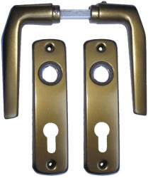 Gomboss/Perfekto Alu 410 Pajzsos Ajtókilincs F4 bronz 55 mm PZ (64-000160-22)