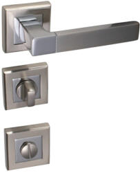 Gomboss/perfekto Star Négyzetrozettás Szatén Króm Felület WC (25-600528-58)