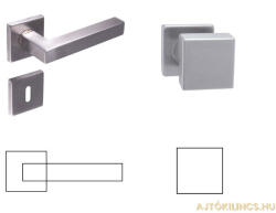 Gomboss/perfekto Colombo (Cubik) Négyzetrozettás Rozsdamentes Inox PZ Gomb/Kilincs (70-000095-52-GK)