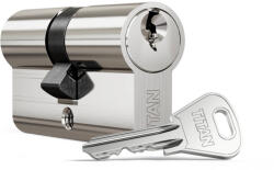 TITAN Elzett XT Hengerzárbetét 35/50 Króm Felület (3 Kulcsos) (25-H000XT-Z-35-50)