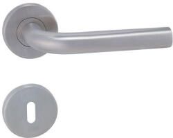 Gomboss/perfekto Lisa Din Fix Csapos Körrozettás Rozsdamentes Inox Csak Kilincs Felső Rozettán (70-000078-50-K)