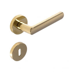 Gomboss/Perfekto Luna Körrozettás Réz Csak Kilincs Felső Rozettán (10-601129-50-K)