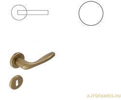 Gomboss/perfekto Cala Körrozettás F4 Alu Bronz PZ Gomb/Kilincs (64-000055-52-GK)