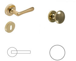 Gomboss/Perfekto Nosztalgia Réz PZ Gomb/Kilincs (10-000003-52-GK)