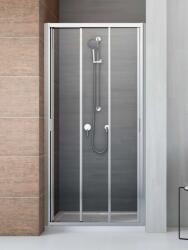 Radaway Evo DW görgős zuhanyajtó hármas tagolású mindkét oldalról nyitható ajtókkal - 80 cm (335080-01-01)