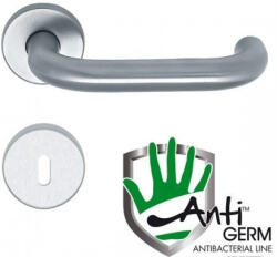 Lartech-maestro Rondo Antigerm Körrozettás Ajtókilincs Rozsdamentes Inox PZ (Maestro) (70-600073-52)