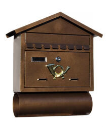 Gomboss/Perfekto Postaláda Spi 3 Sátortetős Antik Bronz (40-P00006-64)