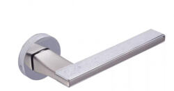 Gomboss/Perfekto Alpha Körrozettás Szatén Króm Felület Csak Kilincs Felső Rozettán (25-601185-50-K)