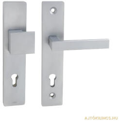 Gomboss/perfekto Forte bejárati kilincsgarnitúra cilindervédős matt króm gomb/kilincs 90 PZ (25-Z00106-12-GK)