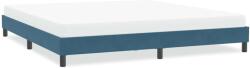 vidaXL sötétkék bársony ágykeret matrac nélkül 200x210 cm (4101377) - vidaxl