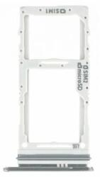 Samsung GH98-45080B Gyári Samsung Galaxy S20 Plus / S20 Plus 5G / S20 Ultra / S20 Ultra 5G szürke SIM kártya tálca (2 SIM kártyás telefonokhoz) (GH98-45080B)