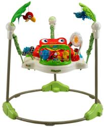 Vichema Tech Jumper gyerekeknek Vichema® Activity Centerrel, Baby Jumper, 360°-ban forgatható ülés, 3 magassági szint, Hangok, Fények, Tartozékok, Zöld, 6 hónaposnál idősebb (36)