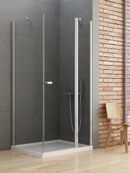 NEW TRENDY New Soleo zuhanykabin 100x80 cm négyszögletes króm fényes/átlátszó üveg K-0397 (K0397)