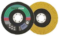 DEERFOS Ceramic lamellás csiszolótányér F29 kúpos PS994 125x22, 2 P60CER CoolCut (010601-0087) - szerszamplusz