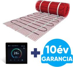 WENTOREX U-HEAT Mat elektromos fűtőszőnyeg 3, 5 m2 / 525 Watt + digitális Design WiFi termosztát / padlófűtés szett