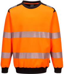 Portwest PW379OBRS Portwest PW3 Hi-Vis Crew Neck pulóver (PW379OBRS)