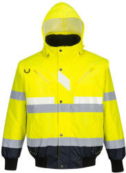 Portwest G465YNR4XL Portwest Glowtex 3 az 1-ben kabát (G465YNR4XL)