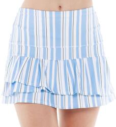 Lucky in Love Tech Performance Long Architect Stripe Skirt - placid - Kék
