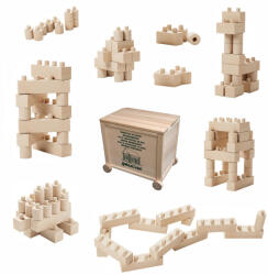 Walachia fa építőkészlet Construct easy box 138db (W94)