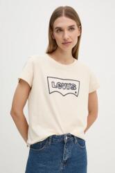 Levi's pamut póló bézs, A8804 - bézs M - answear - 12 990 Ft