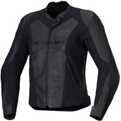 Alpinestars Jachetă de motocicletă din piele pentru femei Alpinestars Stella Faster 3 Negru-Negru (AIM101-291)